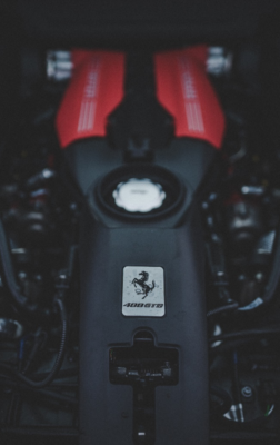 a Ferrari engine